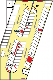 Turfschip parkeergarage verdieping GEEL