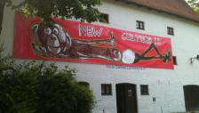 Banner op die Neue Galerie