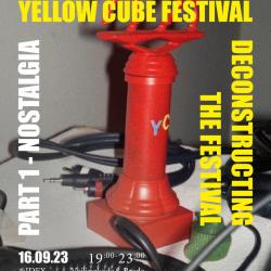Yellow Cube Festival zaterdag 16 september van 19.30 u tot aan ongeveer 23.00 u