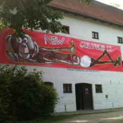 Banner op die Neue Galerie